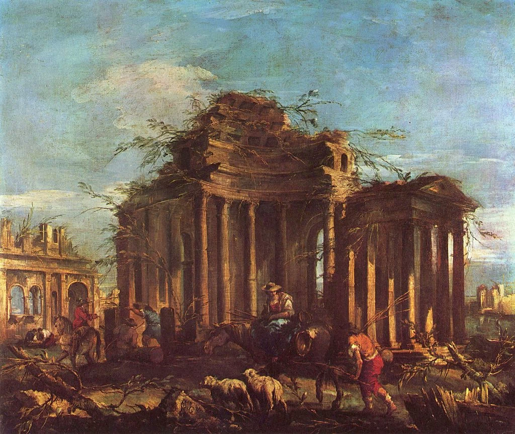 Scena pastorale con rovine - Museum Kunsthaus Heylshof